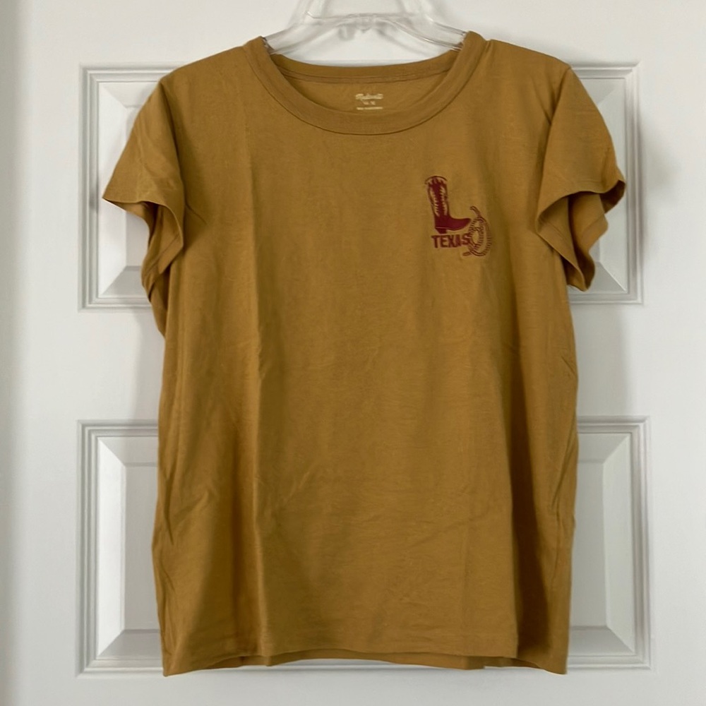 Madewell x Made Some Souvenirs Embroidered Perfect Vintage Tee Texas
